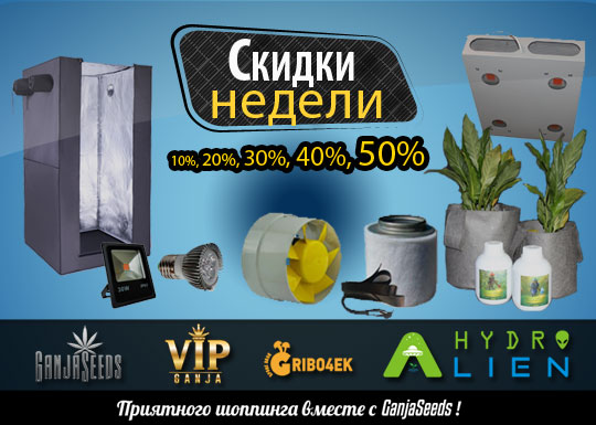 GanjaLiveSeeds: Обновление в скидках недели!